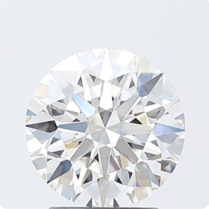 Fine round diamond