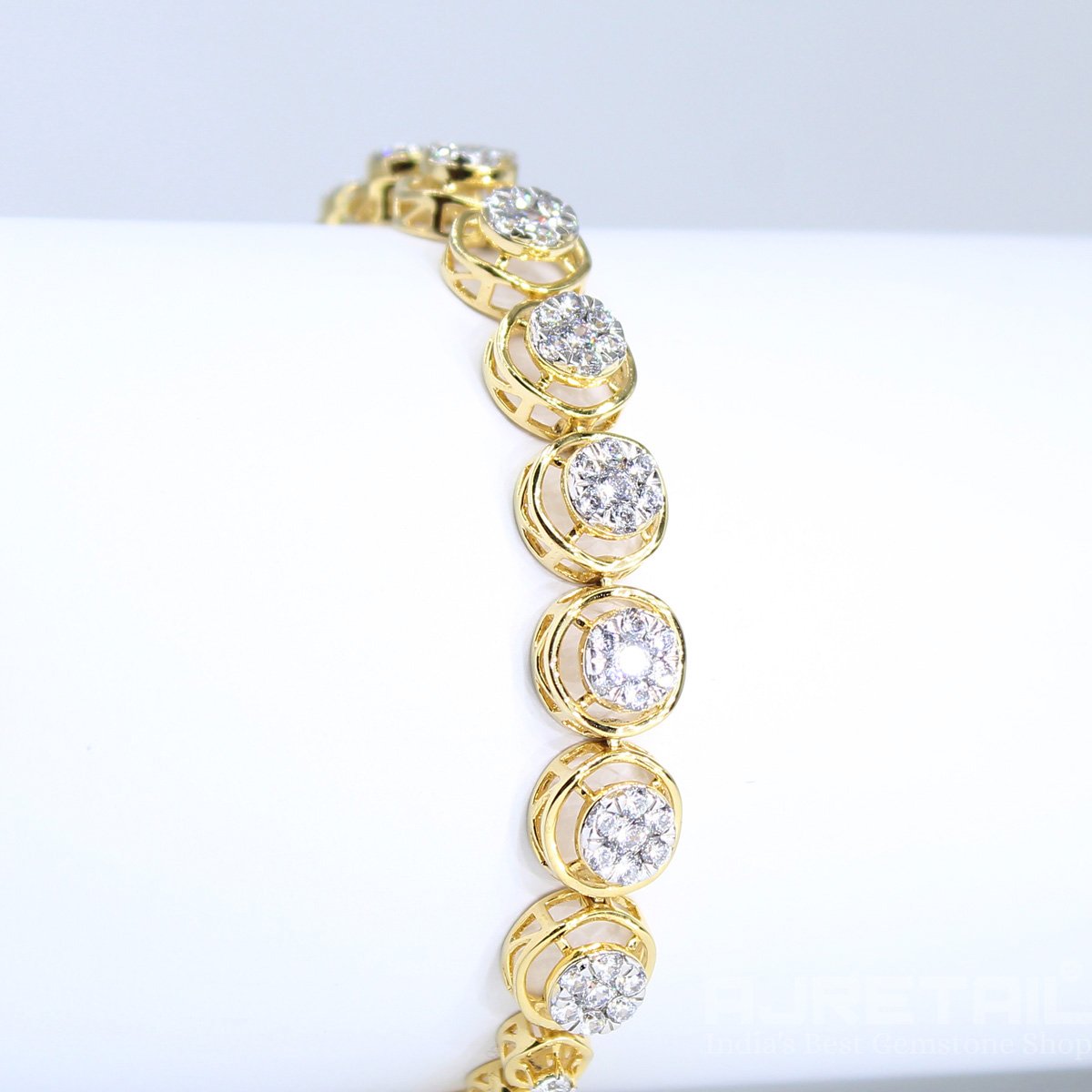 Effy 14K Two-Tone Gold Diamond Tennis Bracelet – effyjewelry.com