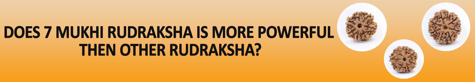 Does 7 Mukhi Rudraksha is more powerful then other Rudraksha?
