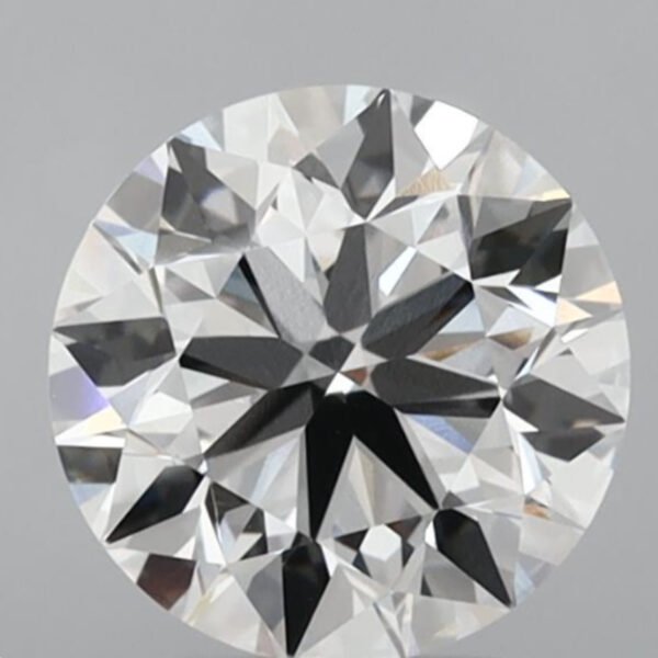 Fine round cut diamond