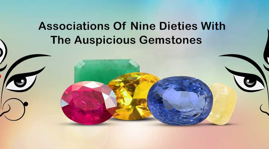 Associations Of Nine Dieties With The Auspicious Gemstones