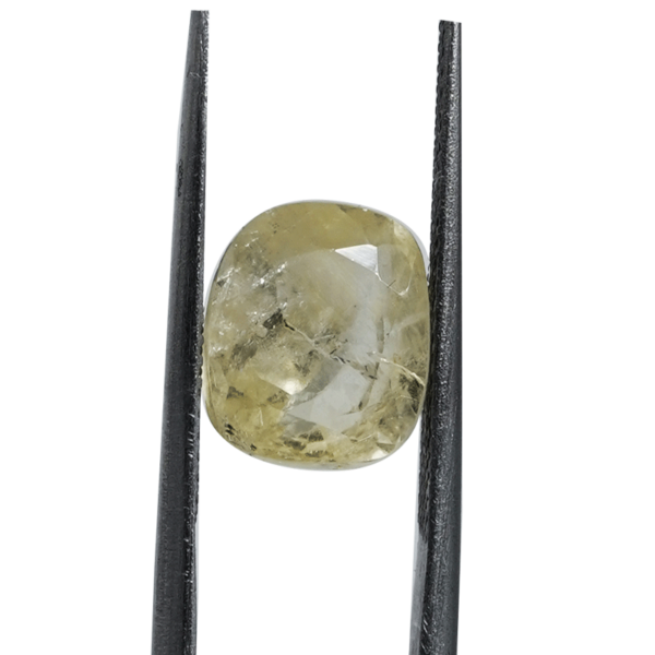 The Natural Yellow Sapphire 5.11 CT Gemstone - A Testament to Rarity and Radiance